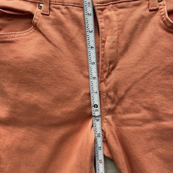 Gloria Vanderbilt Amanda Women's Straight Stretch Jeans Size Petites 6 Salmon - Picture 9 of 13